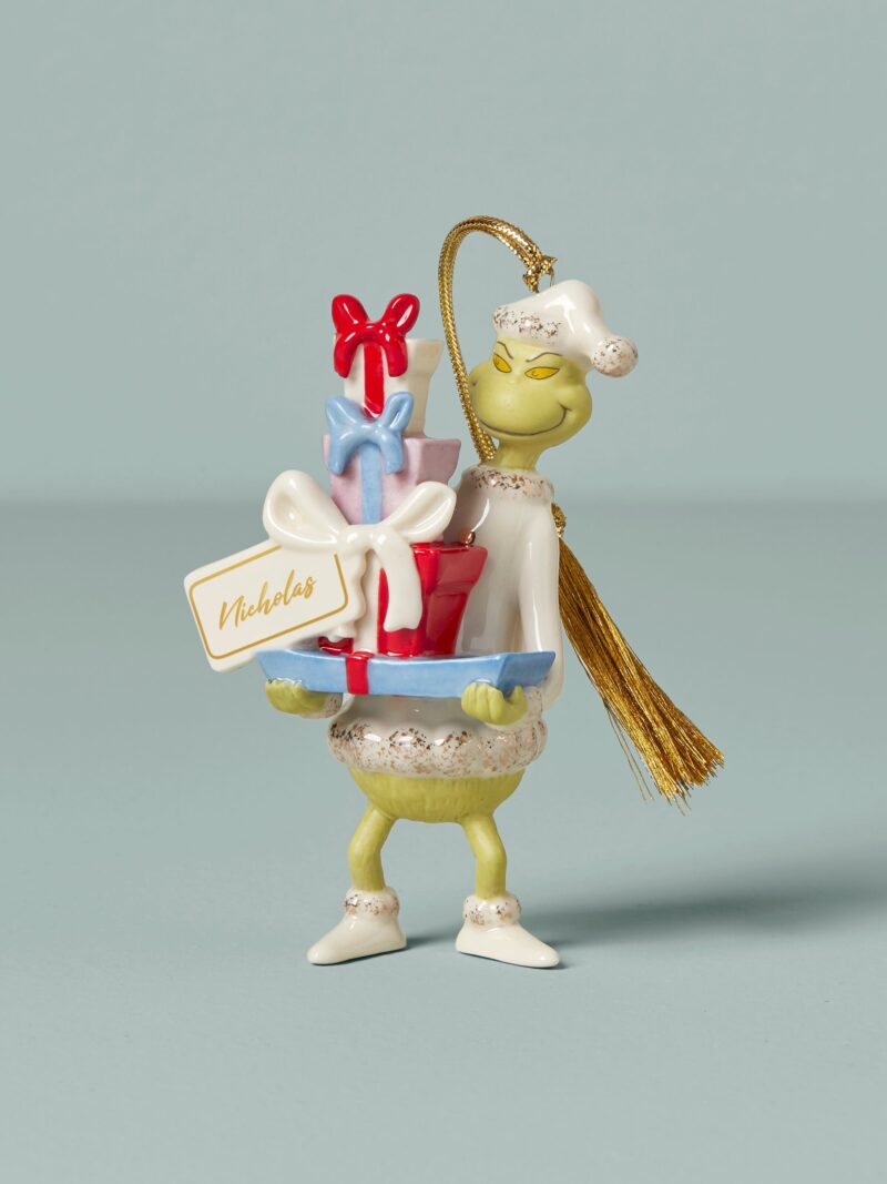 Personalized Grinch Ornament